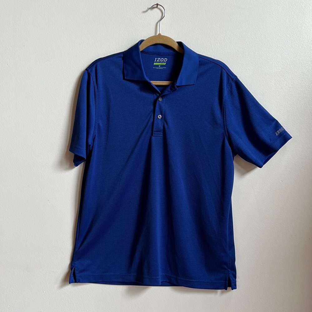 Izod performance Golf royal blue polo